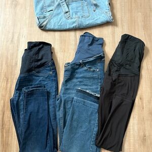 Maternity Jeans and Leggings Set